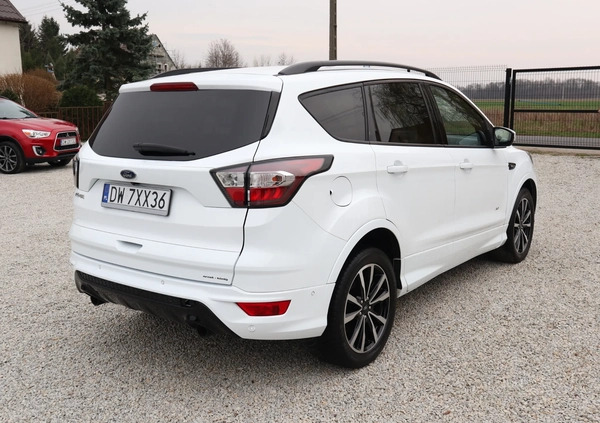 Ford Kuga cena 88500 przebieg: 62000, rok produkcji 2018 z Ząbkowice Śląskie małe 172